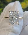 5.59 CTW RADIANT LAB GROWN DIAMOND SOLITAIRE ENGAGEMENT RING