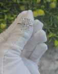 5.59 CTW RADIANT LAB GROWN DIAMOND SOLITAIRE ENGAGEMENT RING